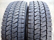 YS6083【送料無料195/80R15 107/105LT】キャラバンなどに 2022年製 BS 中古スタッドレスセット ●15×5.5J 139.7/6H ET42●≪即決≫_画像3