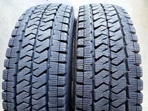 YS6083【送料無料195/80R15 107/105LT】キャラバンなどに 2022年製 BS 中古スタッドレスセット ●15×5.5J 139.7/6H ET42●≪即決≫_画像5