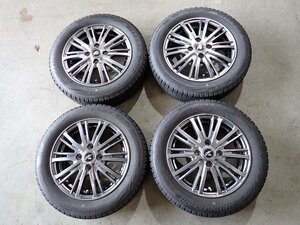 YS6101【送料無料155/65R14】N-BOX タント デリカミニ スペーシア等に 中古スタッドレス ▼14×4.5J 100/4H ET45▼≪即決≫