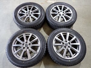 YS6201【送料無料205/55R16】プリウス 86 BRZ インプレッサなどへ ヨコハマ 中古スタッドレス ▼16×6.5J 100/5H ET48▼≪即決≫