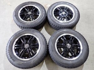 YS6241【送料無料195/65R15】プリウス ウィッシュ アリオン ヨコハマ IG60 中古スタッドレス ▼15×6J 100/5H ET45▼≪即決≫