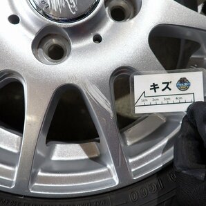 YS6279【送料無料155/65R13】ライフ ゼスト ザッツ ヨコハマ ice GUARD 中古スタッドレス ■13×4J 100/4H ET42■の画像9