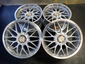 RK2149【送料無料17インチ】4本 YOKOHAMA ヨコハマ SIENA ROAD BATTLER SR01 中古ホイール ★17×8J 9J 114.3/5H ET35 ET40★