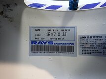 RK2201【送料無料16インチ】4本 RAYS レイズ VOLK RACING ボルクレーシング TE-37 中古ホイール ●16×7J 100/5H ET48●_画像7