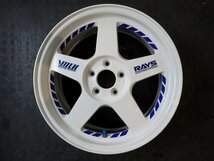 RK2201【送料無料16インチ】4本 RAYS レイズ VOLK RACING ボルクレーシング TE-37 中古ホイール ●16×7J 100/5H ET48●_画像5