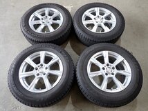 YS6316【送料無料225/65R17】ハリアー RAV4 エクストレイル 2021年製 中古スタッドレスセット■17×7J 114.3/5H ET38■《即決あり》_画像1