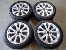 YS6360【送料無料245/45R18】ベンツ純正 W213 Eクラス純正 BS VRX2 中古スタッドレスセット ★18×8J 112/5H ET43★_画像1