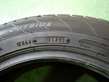 RK2577【送料無料165/65R15】2本 ダンロップ エナセーブ EC204 22年 中古 夏タイヤ ノーマルタイヤ ラジアル_画像7