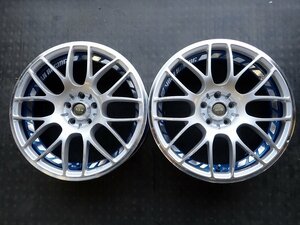 RK2413【送料無料17インチ】2本 RAYS ボルクレーシング WINNING 中古アルミホイール★17×7J 100/5H ET48★