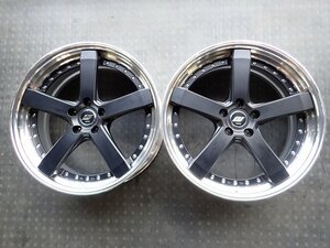 RK2406【送料無料20インチ】2本 WORK ジースト ZE2 中古アルミホイール ★20×8.5J 114.3/5H ET42★