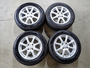 YS6557【送料無料175/65R14】フィット キューブ ノートなどに 2022年製 ナンカン 中古スタッドレス ▼14×5.5J 100/4H ET45▼