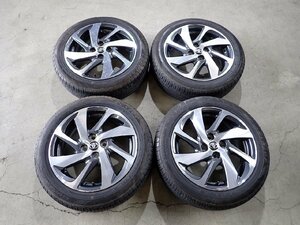 YS6564【送料無料175/60R16】トヨタ純正 アクアクロスオーバー純正 ダンロップ 中古夏タイヤセット ●16×6J 100/4H ET45●