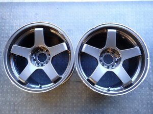 RK2378【送料無料17インチ】2本 DT-05R 中古アルミホイール ★17×9.5J 114.3/5H ET35★