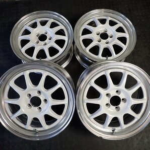 RK2561【送料無料16インチ】4本 ENKEI SPORT 中古アルミホイール ★16×7.0J 100/5H ET48★の画像1