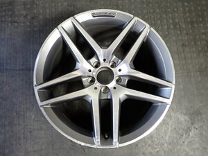 RK2733【送料無料19インチ】1本 AMG ベンツ 純正 W222 Sクラス 中古アルミホイール ★19×9.5J 112/5H ET38★ A2224010100