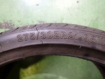 RK2687【送料無料275/30R21】2本 2021年製 GRENLANDER LーZEAL56 中古夏タイヤ 5シリーズなどに リア スペア等 ≪即決≫_画像6