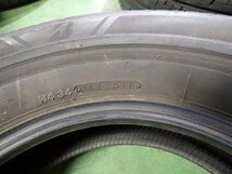 GM2390【送料無料215/70R15】4本 ブリヂストン ECOPIA エコピア NH100RV 中古夏タイヤ グランビア 100系 ハイエースワゴン等_画像9