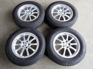 YS6702【送料無料225/65R17】トヨタ RAV4 CR-V CX-5などへ中古スタッドレスセット●17×7J 114.3/5H ET48●≪即決有≫