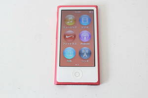 Apple iPod nano 7世代 16GB MD475J/A ピンク(AM38)