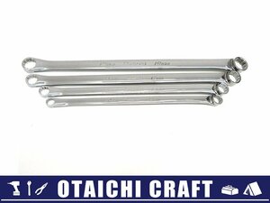 【中古】Snap-on(スナップオン) ロングリーチメガネレンチ XDHMシリーズ 4本セット｜10-19mm【/D20179900032507D/】