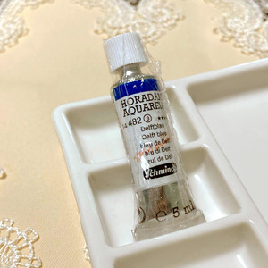 * unused [shuminke ho la dam ]# 482 Dell fto blue *5ml tube transparent watercolor paint / coloring material 