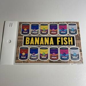 BANANAFISH シートステッカー 缶モチーフ　バナナフィッシュ アッシュ・リンクス