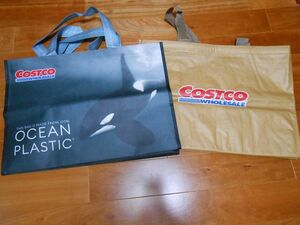 コストコ COSTCO　大容量エコバッグ　ショッピングバッグ　ショッパーバッグ　ロゴ入りトートバッグ　2個セットで　まとめて