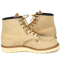 (31551)美品REDWING8173レッドウィング7D約25cm (ラフアウト スエード ベージュ 2010年製DウィズDワイズ7インチ7Eアイリッシュセッター)_画像7