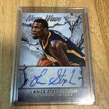 【Lance Stephenson auto】titanium ランススティーブンソン Indiana Pacers インディアナ・ペイサーズ NBA_画像1