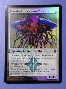 MTG 引き裂かれし永劫、エムラクール/Emrakul, the Aeons Torn [ROE] プレリリース プロモ 英語版