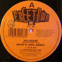 Felix Da Housecat / What's Love About 12インチ 1993 UK盤 Freetown Inc_画像3