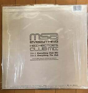 MISIA/EVERYTHING (HEX HECTOR’S CLUB MIX) 12インチ シュリンク