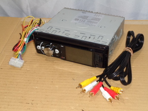 [B26] メーカー不明 1DIN DVD CD USB マイクロSD ラジオ 3インチ モニター マルチメディア プレーヤー
