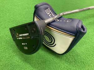 美品 ODYSSEY Ai-ONE MILLED パター SIX T 34.0inc 純正スチール STROKE LAB 90 カバーあり 正規品 ラウンド使用5回ほど 保証書あり