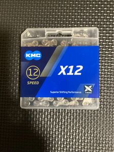 【新品】KMC X チェーン 12速/12S シルバー&ブラック