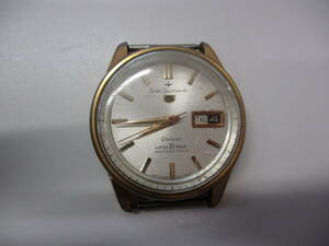 □41473□【稼働品】SEIKO/セイコー 5 Sportsmatic スポーツマチック デラックス 7606-7971 自動巻き 23石 腕時計 ベルト無し 難あり