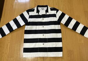 囚人服カバーオール　THE COLTS オフィシャル マックショウ アメカジ バイカー　ボーダー