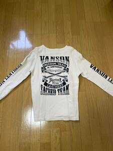 VANSON　ロンＴ　Ｔシャツ　コットン Mサイズ　アメカジ　バイカー