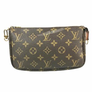 【1円～】ルイヴィトン LOUIS VUITTON バッグ ハンドバッグ ポシェット モノグラム アクセソワール M51980 AR1908 ブラウン 中古