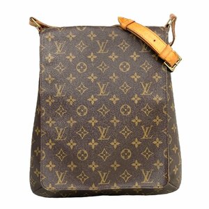 【1円～】ルイヴィトン Louis Vuitton バッグ ショルダーバッグ モノグラム ミュゼット M51256 AS0011 ブラウン レザー 中古　