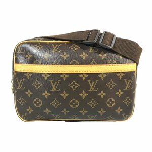 【1円～】ルイヴィトン LOUIS VUITTON バッグ ショルダーバッグ リポーターPM M45254 SP0065 モノグラム PVC レザー ブラウン 中古