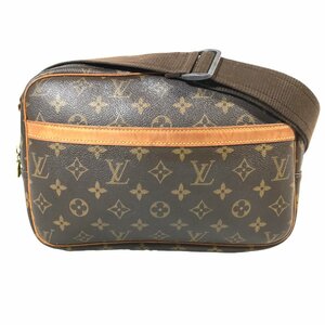 【1円～】ルイヴィトン LOUIS VUITTON バッグ ショルダーバッグ リポーターPM M45254 SP0060 モノグラム PVC レザー ブラウン 中古