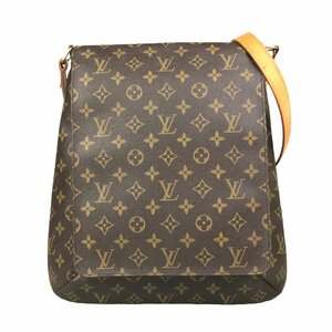 【1円～】ルイヴィトン Louis Vuitton バッグ ショルダーバッグ モノグラム ミュゼット M51256 AS0041 ブラウン レザー 中古　