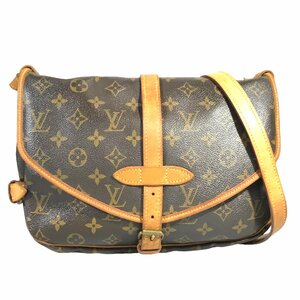 【1円～】ルイヴィトン LOUIS VUITTON バッグ ショルダーバッグ ソミュール30 モノグラム M42256 MB0083 ブラウン レザー 中古