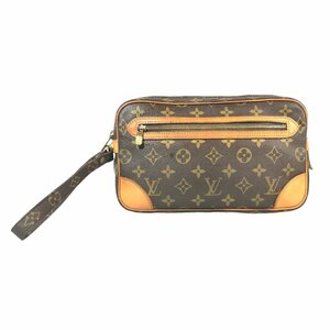 【1円～】ルイヴィトン Louis Vuitton バッグ セカンドバッグ モノグラム マルリードラゴンヌGM M51825 882TH ブラウン 中古