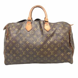 【1円～】ルイヴィトン LOUIS VUITTON バッグ ボストンバッグ ハンドバッグ モノグラム スピーディ40 M41522 レザー ブラウン 中古