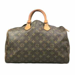 【1円～】ルイヴィトン LOUIS VUITTON バッグ ボストンバッグ ハンドバッグ スピーディ35 モノグラム M41524 844MB レザー ブラウン 中古