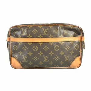 【1円～】ルイヴィトン LOUIS VUITTON バッグ クラッチバッグ コンピエーニュ28 M51845 874SL モノグラム レザー ブラウン 中古