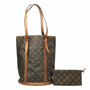 【1円～】ルイヴィトン LOUIS VUITTON バッグ ハンドバッグ トートバッグ バケットGM M42236 VI882 モノグラム レザー 中古