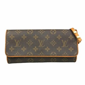 【1円～】ルイヴィトン LOUIS VUITTON バッグ ポーチ セカンドバッグ ポシェットツインGM M51852 FL1000 モノグラム 中古